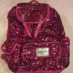 Pink backpack